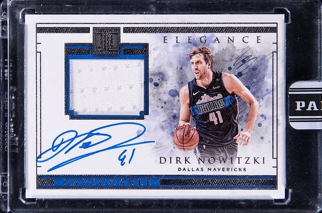 2018-19 Panini Impeccable Dirk Nowitzki Black Box 2022 #EV-DNK card image
