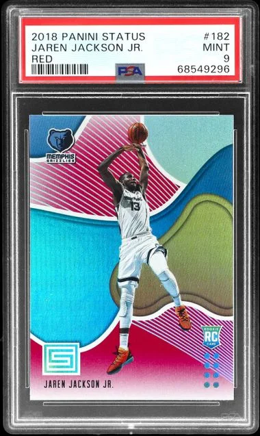 2018-19 Panini Jaren Jackson Jr. Status Red #182 card image