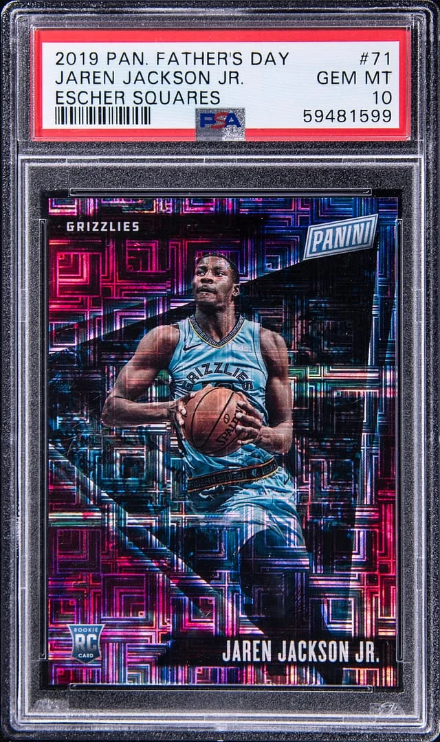 2018-19 Panini Jaren Jackson Jr. Father's Day Escher Squares #71 card image