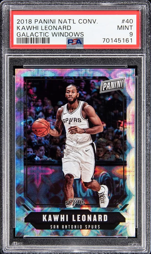 2018-19 Panini Kawhi Leonard National Convention Galactic Windows #40 card image