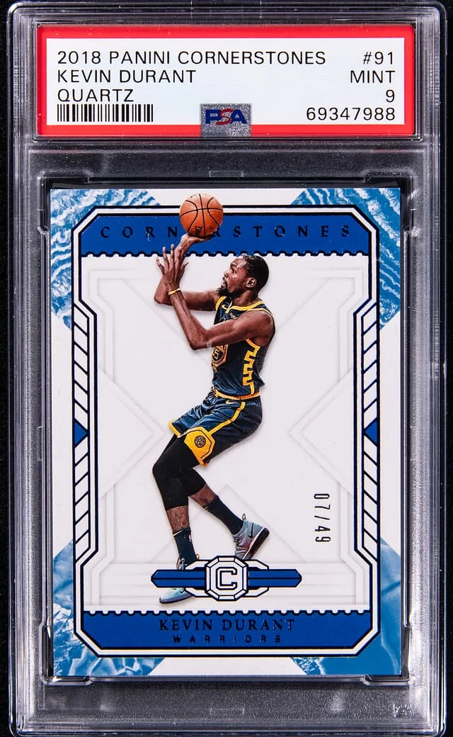2018-19 Panini Kevin Durant Cornerstones Quartz #91 card image