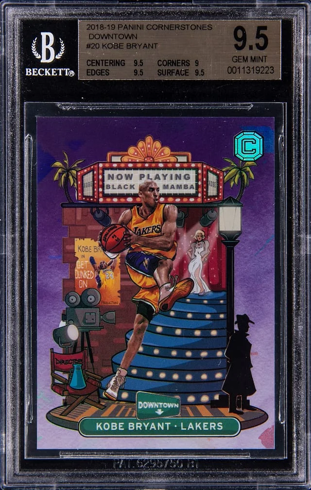 2018-19 Panini Kobe Bryant Cornerstones Downtown #20 card image