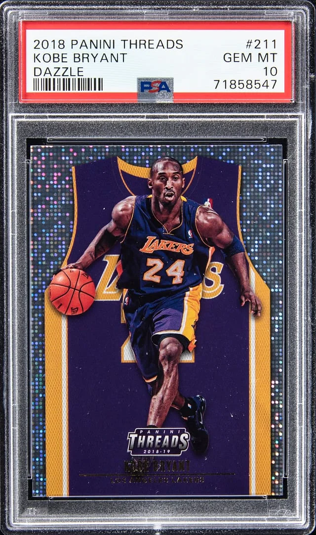 2018-19 Panini Kobe Bryant Threads Dazzle #211 card image