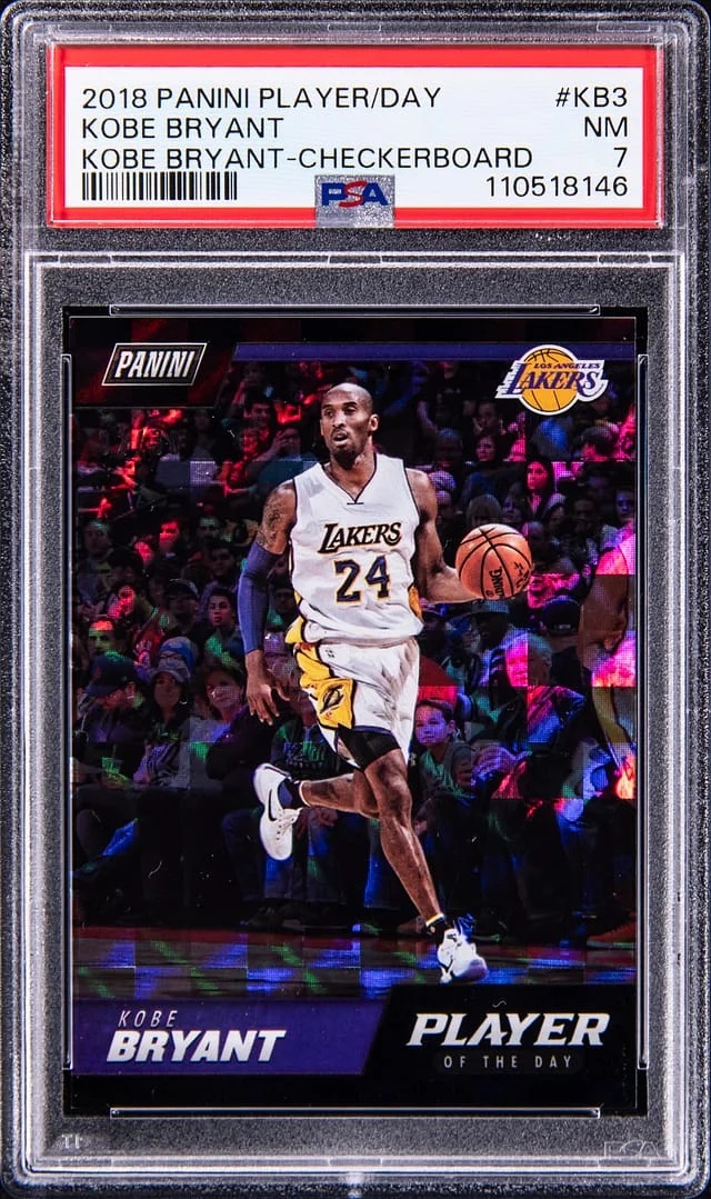 2018-19 Panini Kobe Bryant Player of the Day Checkerboard #KB-3 card image