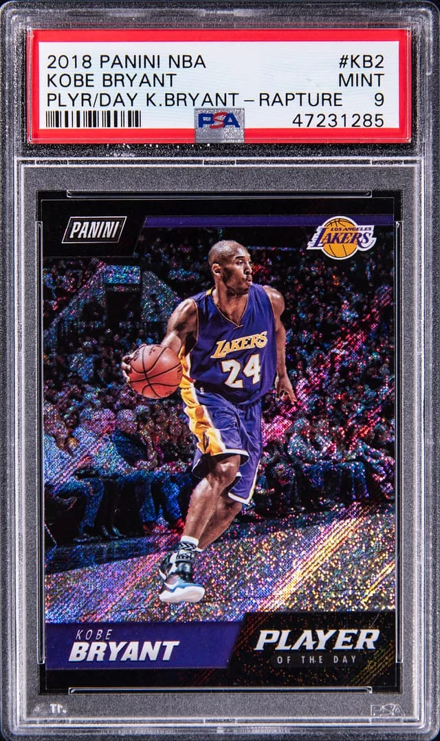 2018-19 Panini Kobe Bryant NBA Player of The Day Rapture #KB2 card image