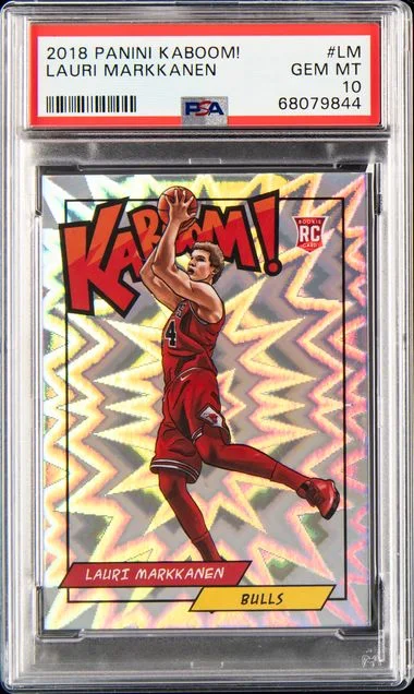 2018-19 Panini Lauri Markkanen Kaboom! #LM card image