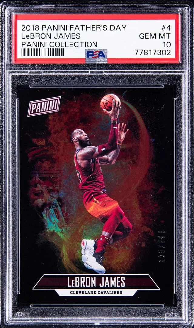 2018-19 Panini LeBron James Father's Day Panini Collection #4 card image