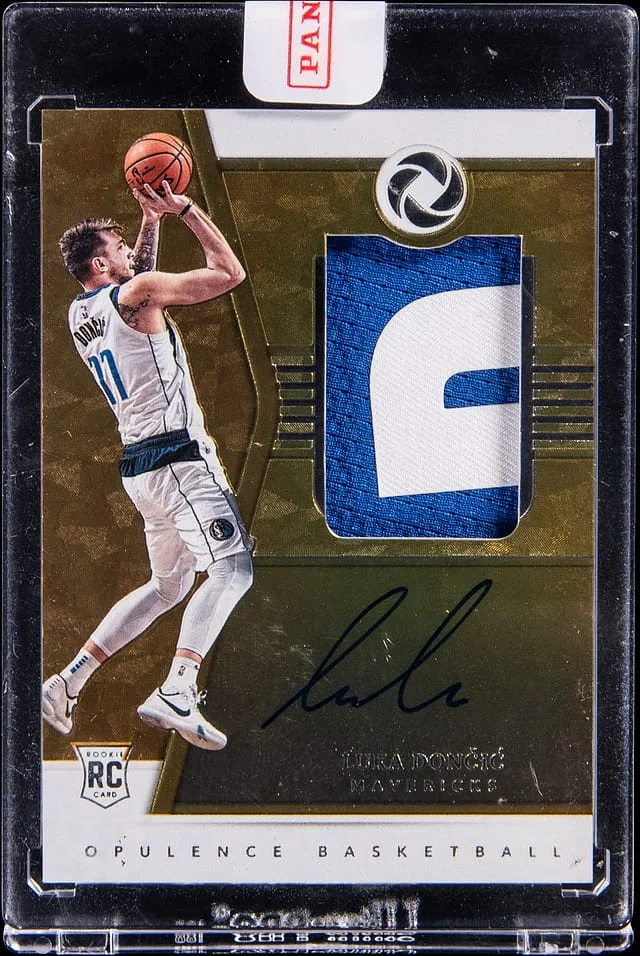 2018-19 Panini Luka Doncic Opulence Patch Autograph (RPA) #145 card image