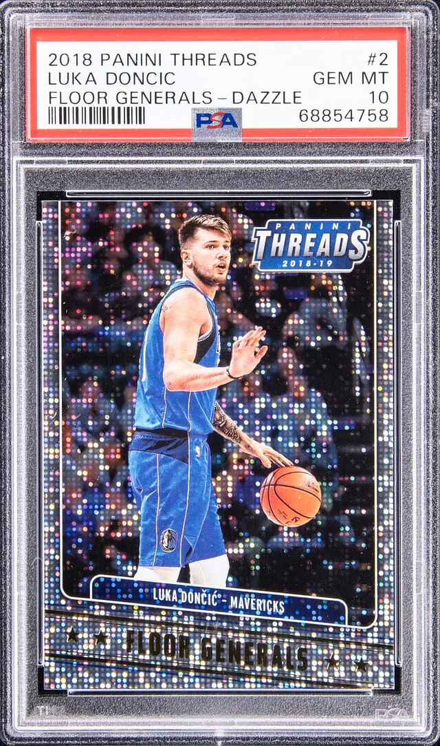 2018-19 Panini Luka Doncic Threads Floor Generals #2 card image
