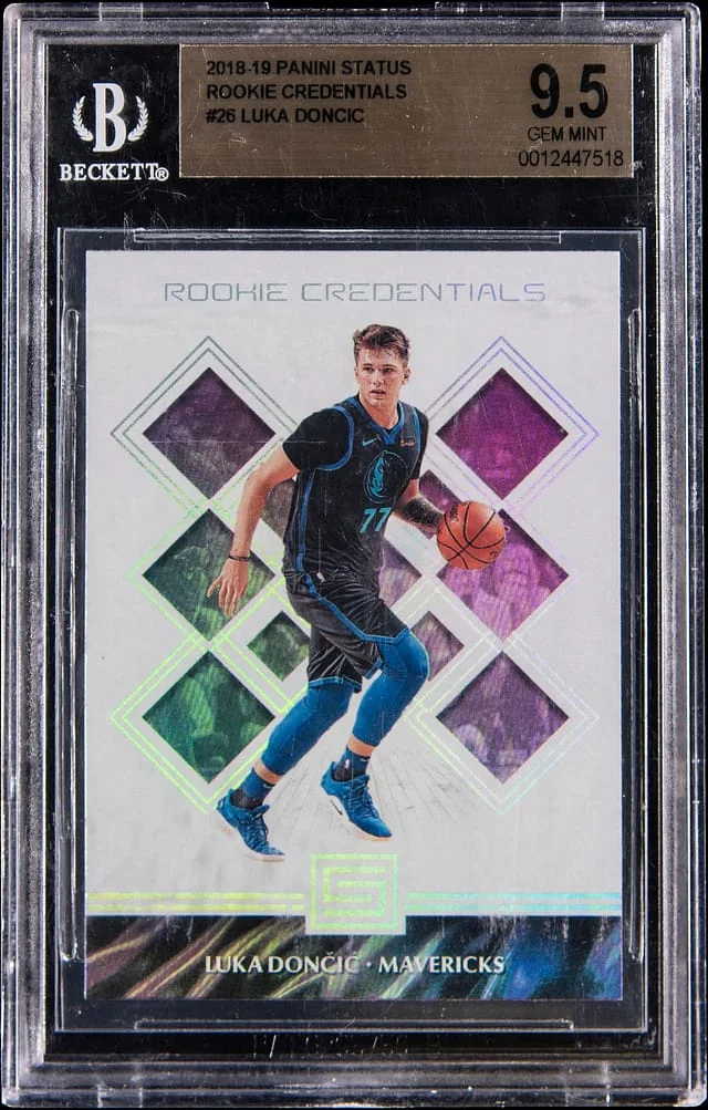 2018-19 Panini Luka Doncic Status Credentials #26 card image
