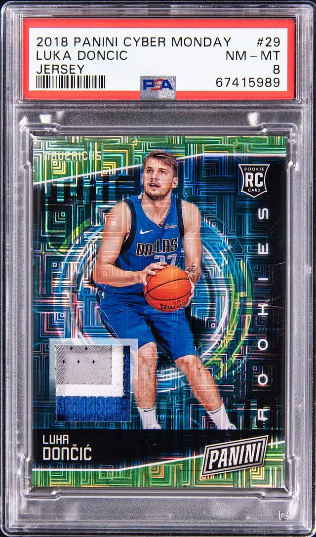 2018-19 Panini Luka Doncic Cyber Monday Jersey #29 card image