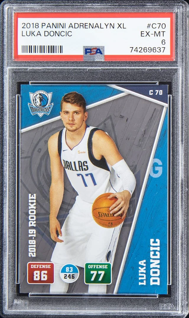 2018-19 Panini Luka Doncic Adrenalyn XL #C70 card image