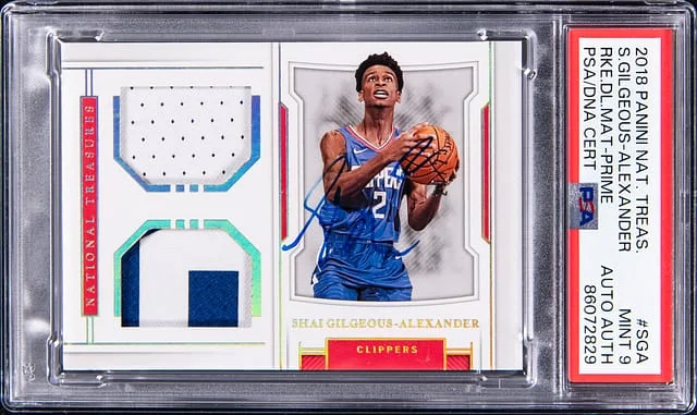 2018-19 Panini National Treasures Dual Materials Prime #RD #no-number card image