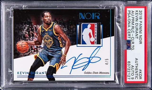 2018-19 Panini Noir Autograph Prime Relics Color #no-number card image