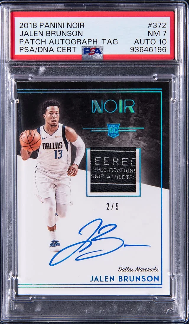 2018-19 Panini Noir Patch #no-number card image