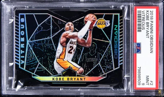 2018-19 Panini Obsidian Kobe Bryant Vitreous #2 card image