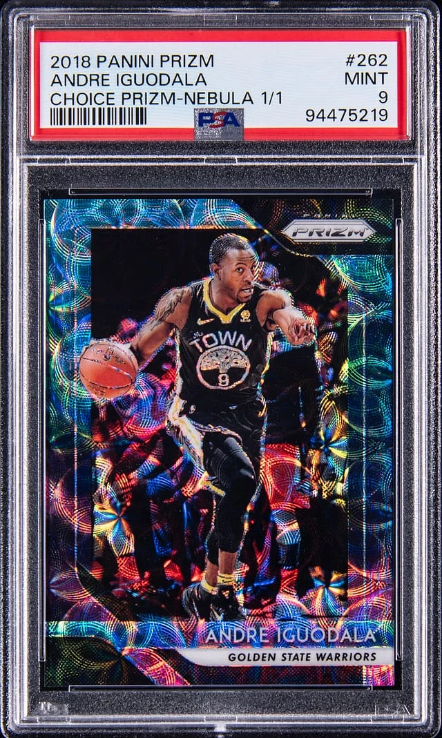 2018-19 Panini Prizm Andre Iguodala Nebula Choice #262 card image