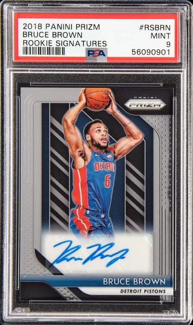 2018-19 Panini Prizm Bruce Brown Signatures #RS-RBN card image