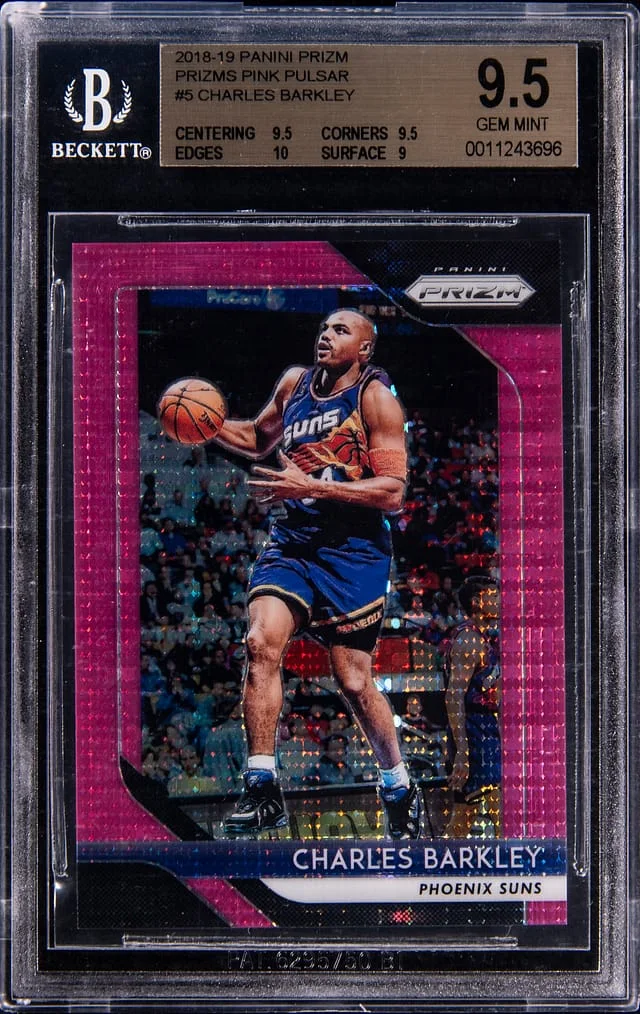 2018-19 Panini Prizm Charles Barkley Pink Pulsar #5 card image