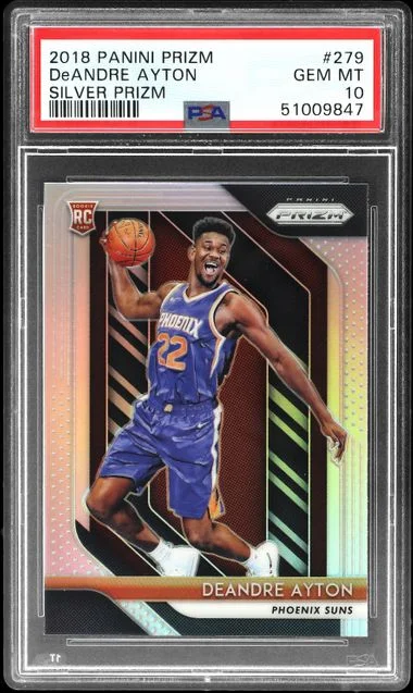 2018-19 Panini Prizm Deandre Ayton Silver Prizm #279 card image