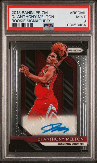 2018-19 Panini Prizm De'Anthony Melton Signatures #RS-DML card image
