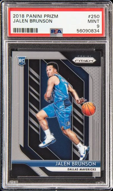 2018-19 Panini Prizm Jalen Brunson Gold #250 card image