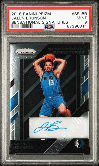 2018-19 Panini Prizm Jalen Brunson Sensational Signatures #SS-JBR card image