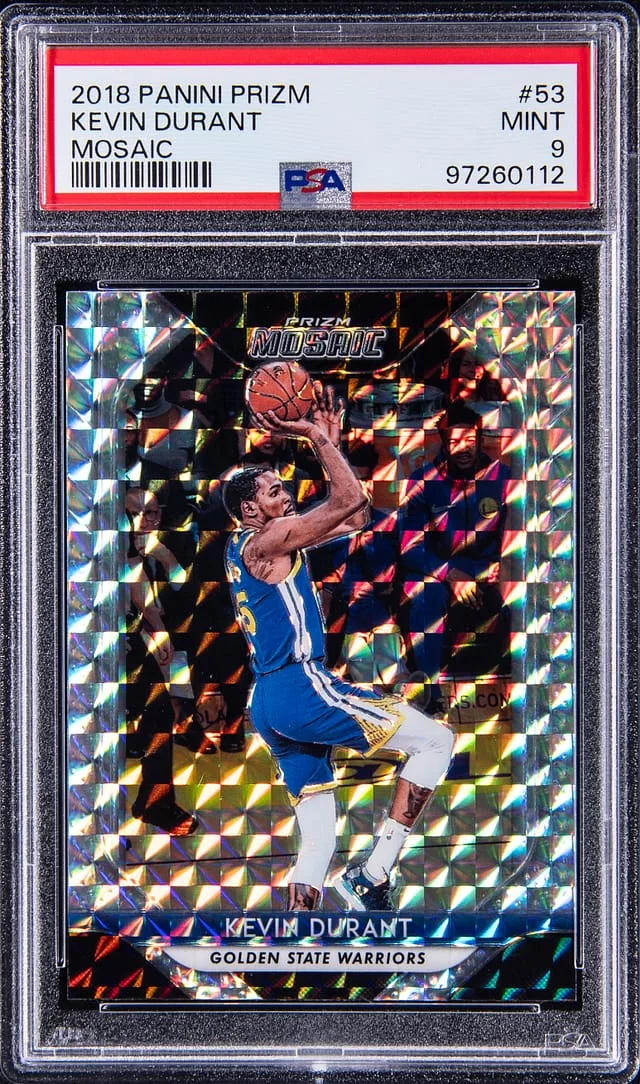 2018-19 Panini Prizm Kevin Durant Mosaic #53 card image