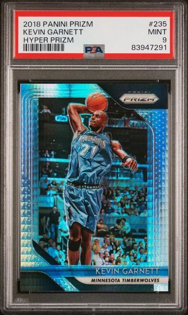 2018-19 Panini Prizm Kevin Garnett Hyper Prizm #235 card image