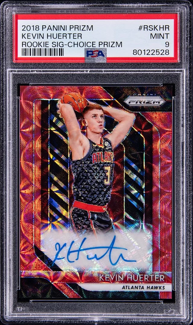 2018-19 Panini Prizm Kevin Huerter Signature Choice Prizm #RS-KHR card image