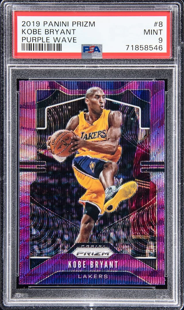 2018-19 Panini Prizm Kobe Bryant Purple Wave #8 card image