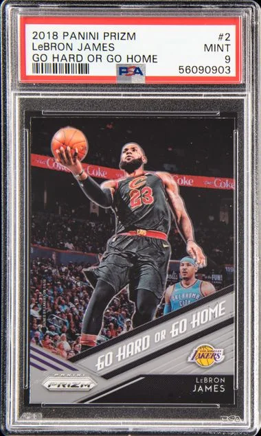 2018-19 Panini Prizm LeBron James Go Hard Or Go Home #2 card image