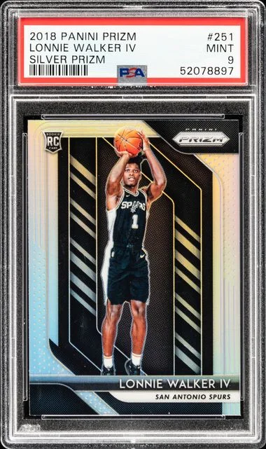 2018-19 Panini Prizm Lonnie Walker IV Silver Prizm #251 card image