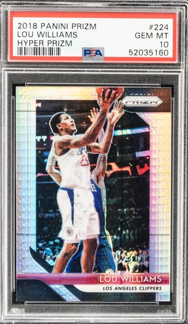 2018-19 Panini Prizm Lou Williams Hyper Prizm #224 card image