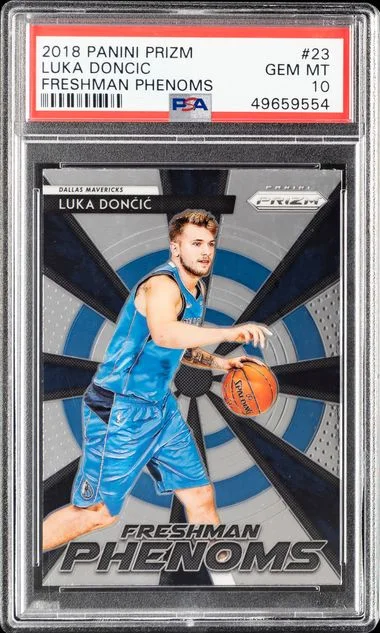 2018-19 Panini Prizm Luka Doncic Freshman Phenoms #23 card image