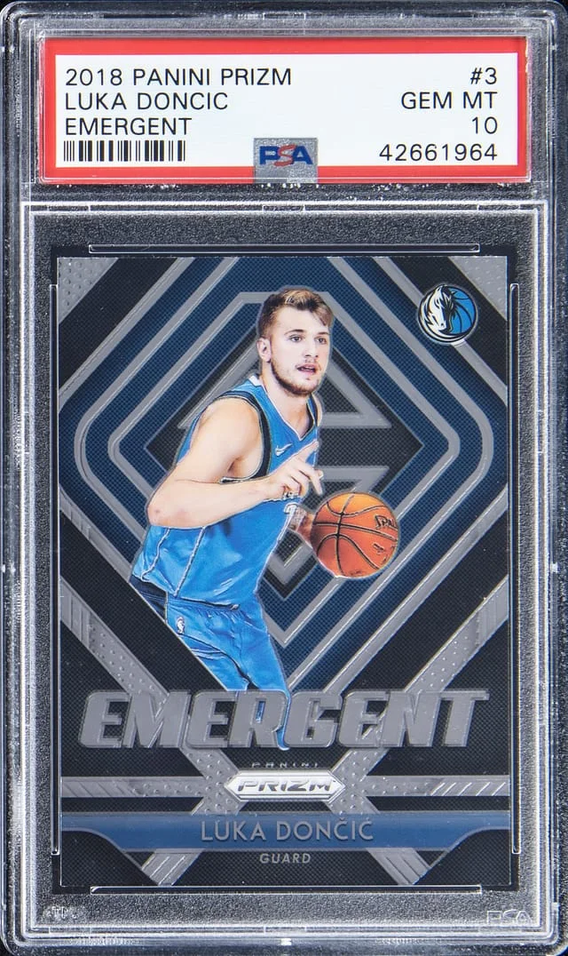 2018-19 Panini Prizm Luka Doncic Emergent #3 card image