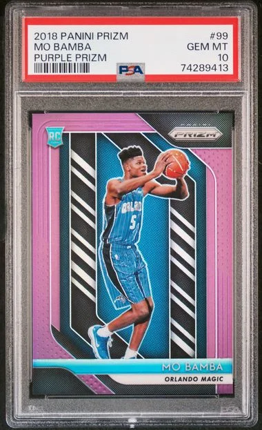2018-19 Panini Prizm Mo Bamba Purple Prizm #99 card image