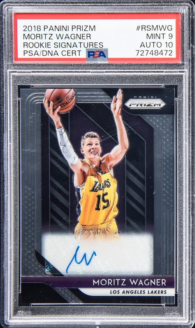 2018-19 Panini Prizm Moritz Wagner Signatures #RS-MWG card image