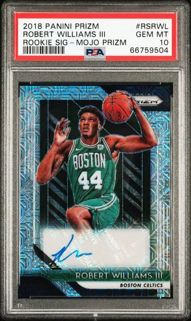 2018-19 Panini Prizm Robert Williams III Signatures Mojo Prizm #RS-RWL card image