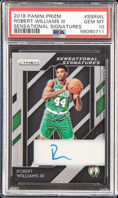 2018-19 Panini Prizm Robert Williams III Sensational Signatures #SS-RWL card image