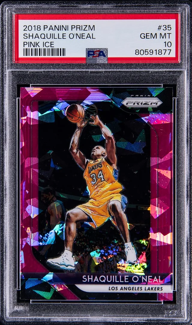 2018-19 Panini Prizm Shaquille O'Neal Pink Ice #35 card image
