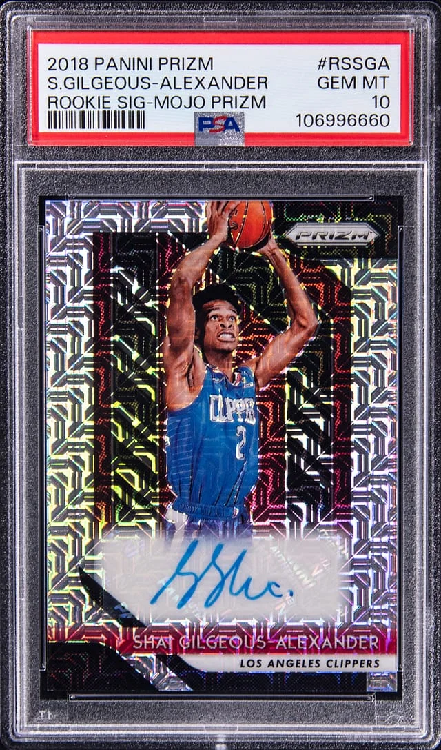2018-19 Panini Prizm Signatures Mojo Prizm #RS #no-number card image