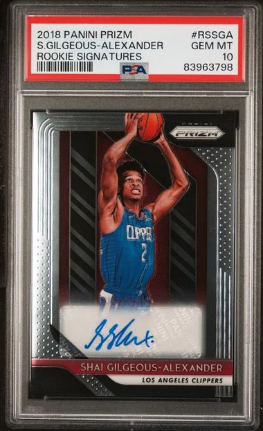 2018-19 Panini Prizm Signatures #RS #no-number card image