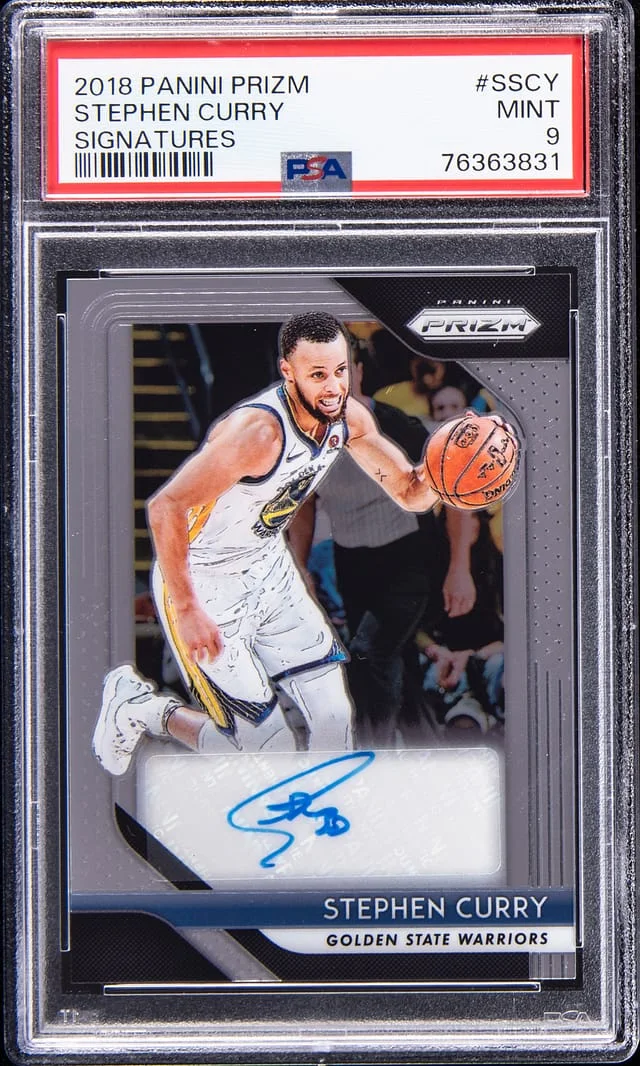2018-19 Panini Prizm Stephen Curry Signature #S-SCY card image