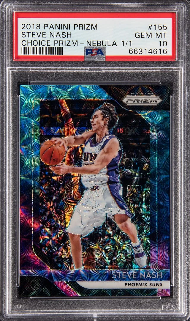 2018-19 Panini Prizm Steve Nash Nebula Choice Prizm #155 card image