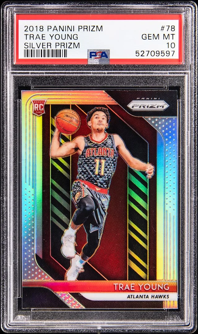 2018-19 Panini Prizm Trae Young #78 card image
