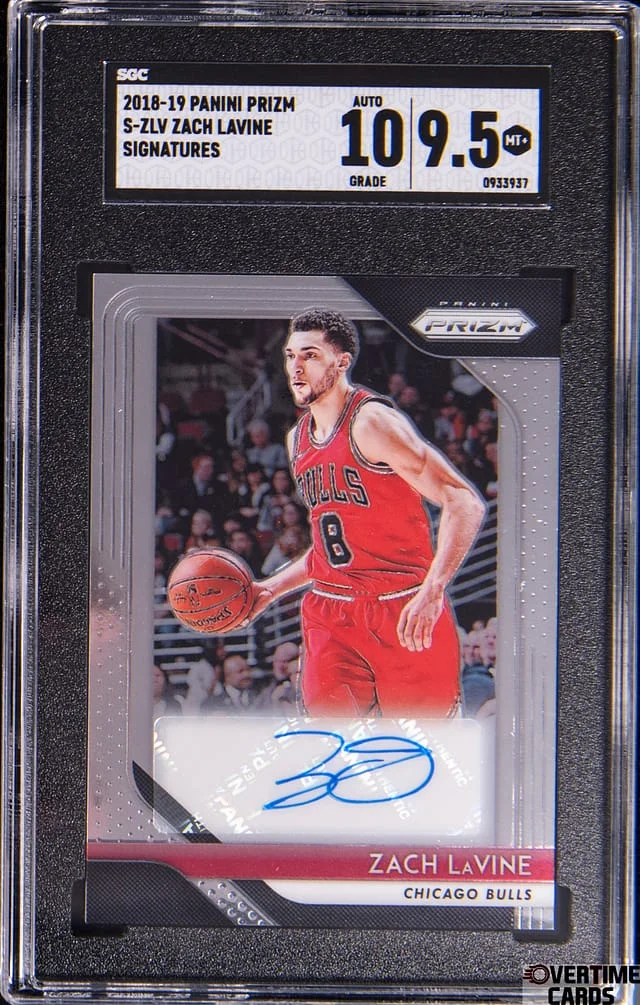 2018-19 Panini Prizm Zach LaVine Signatures #S-ZLV card image