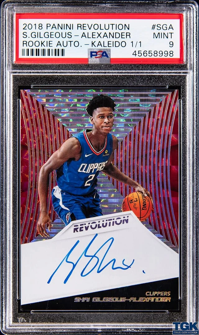 2018-19 Panini Revolution Autographs Kaleidoscope #RA #no-number card image