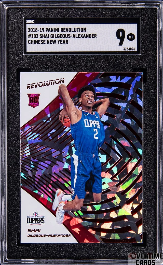 2018-19 Panini Revolution Chinese New Year Shai Gilgeous-Alexander #103 card image