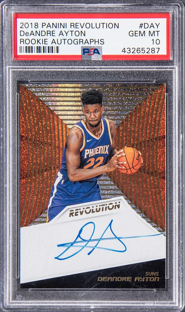 2018-19 Panini Revolution Deandre Ayton Autograph #RA-DAY card image